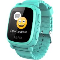 Дитячий розумний годинник ELARI KidPhone 2 Green с GPS-трекером (KP-2G)