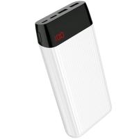 Зовнішній акумулятор (Power Bank) Hoco J28A Shock Power 20000 mAh White