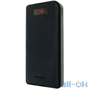Зовнішній акумулятор (Power Bank) REMAX Proda Series 30000mAh Black (PPL-14-BLACK)