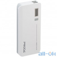 Зовнішній акумулятор (Power Bank) REMAX Power Bank Jane V10i 20000 mAh White