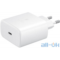 Мережевий зарядний пристрій Samsung Fast Charging Type-C 45W White (EP-TA845XWEGRU) 