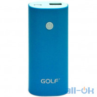 Зовнішній акумулятор (Power Bank) GOLF Gf-208 5200 mAh Blue