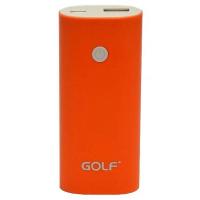 Зовнішній акумулятор (Power Bank) GOLF Gf-208 5200 mAh Orange