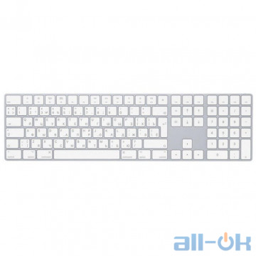 Клавіатура Apple A1843 Magic Keyboard Bluetooth (MQ052RS/A) Rus Silver/White UA UCRF