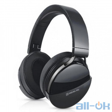 Навушники з мікрофоном REAL-EL GD-880 Black UA UCRF