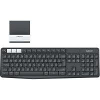Клавіатура Logitech K375s Multi-Device Wireless Keyboard and Stand Combo - GRAPHITE/ OFFWHI (920-008184) UA UCRF