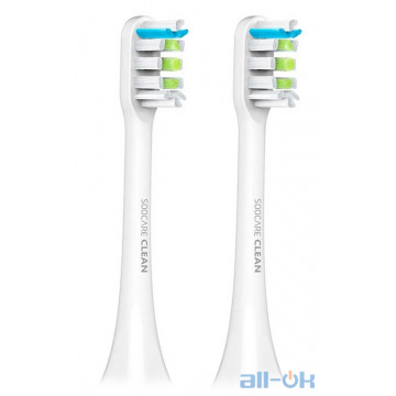 Soocas General Toothbrush Head for X1/X3/X5 White (2шт/упаковка) (BH01W)
