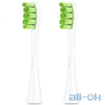 Насадка для електричної зубної щітки Oclean Toothbrush Heads White/Green 2pcs P1S5