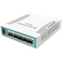 Комутатор керований 3 рівня Mikrotik Cloud Router Switch (CRS106-1C-5S) UA UCRF