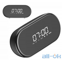 Портативна колонка BASEUS Encok Wireless Speaker 24 hours on Digital Clock E09 (black)