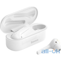 Навушники Bluetooth BASEUS Encok True Wireless Earphones W07 |ip55 waterproof| (white)