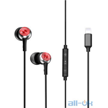 Навушники BASEUS Encok Lightning Call Digital P02 (black)