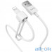 Кабель USB Hoco X31 Holder Lightning Cable White — інтернет магазин All-Ok. фото 2