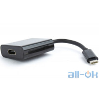 Адаптер Cablexpert USB-C - HDMI Black (A-CM-HDMIF-01)