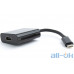 Адаптер Cablexpert USB-C - HDMI Black (A-CM-HDMIF-01) — інтернет магазин All-Ok. фото 1