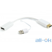 Адаптер Cablexpert DisplayPort - HDMI White() (DSC-HDMI-DP-W)