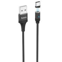 Кабель Hoco U76 Fresh Magnetic USB-Type-C Cable 1.2m (Black)