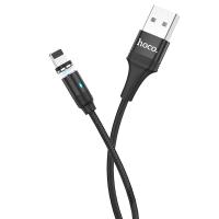 Кабель Hoco U76 Fresh Magnetic USB-Micro USB Cable 1.2m (Black)
