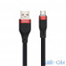 Кабель Hoco U72 Forest Silicone USB-Micro USB Cable 1.2m (Black) — інтернет магазин All-Ok. фото 1
