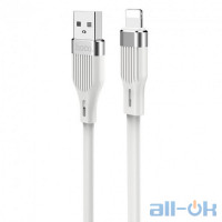 Кабель Hoco U72 Forest Silicone USB-Lightning Cable 1.2m (White)