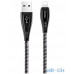 Кабель Hoco U56 Metal Armor Lightning cable 1.2m (Grey) — інтернет магазин All-Ok. фото 1