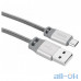 Кабель Hoco U27 Golden Sheild Micro Cable (1.2m) Gray — інтернет магазин All-Ok. фото 1