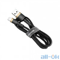 Кабель Lightning Baseus Kevlar Lightning Cable 1m Gold (CALKLF-BV1)