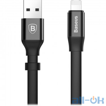 Кабель Lightning/Micro USB Baseus Two-in-one Portable Cable Android/iOS Black (CALMBJ-01)