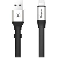Кабель Lightning Baseus Two-in-one Portable Cable Android/iOS 2А 2.3м Silver (CALMBJ-0S)