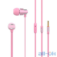 Навушники з мікрофоном Celebrat C8 Pink