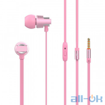 Навушники з мікрофоном Celebrat C8 Pink