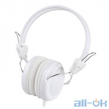 Навушники з мікрофоном Hoco W5 White