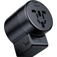 Мережевий зарядний пристрій Baseus Universal Charger Rotation Type Black (ACCHZ-01)