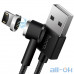 Кабель Hoco U20 USB Lightning Magnetic Absorption L Shape 1m Black — інтернет магазин All-Ok. фото 3