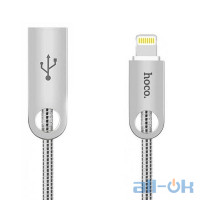 Кабель USB Hoco U8 Lightning Zinc Alloy Metal 1m Tarnish