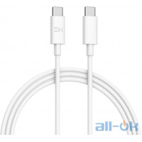 Кабель USB Type-C ZMI AL308E USB-C to USB-C Cable 5A White 1.5m