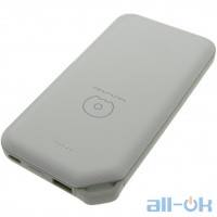 Зовнішній акумулятор (Power Bank) WUW Y43 10000mAh Li-pol USB+USB-C PD 18W (WUW-Y43) White