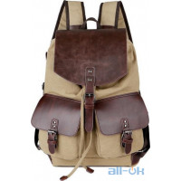 Рюкзак міський Manjian Bag 1351 Khaki (2297)
