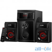 Мультимедійна акустика SVEN MS-302 Black UA UCRF