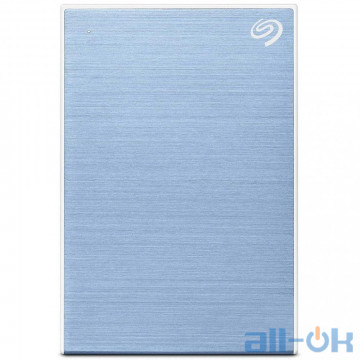 Жорсткий диск Seagate Backup Plus Slim 1 TB Light Blue (STHN1000402) UA UCRF