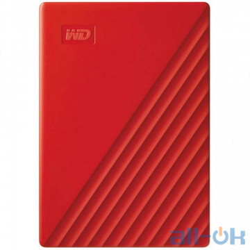 Жорсткий диск WD My Passport 4 TB Red (WDBPKJ0040BRD-WESN) UA UCRF