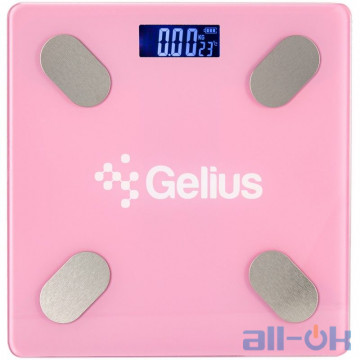 Ваги підлогові електронні Gelius Floor Scales Zero Fat GP-BS001 Pink 