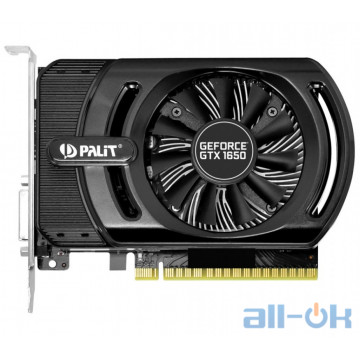 Відеокарта Palit GeForce GTX 1650 StormX OC (NE51650S06G1-1170F)