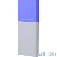 Зовнішній акумулятор (Power Bank) Vidvie PB705 5700 мАг Violet