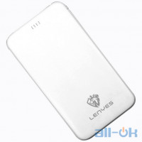 Зовнішній акумулятор (Power Bank) Lenyes X22 PowerBank 6000 White