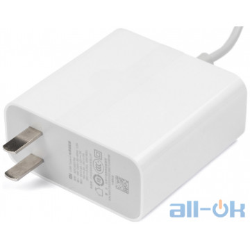 Мережевий зарядний пристрій Xiaomi Mi Laptop Charger 65W USB-C (ADC6501TMEU) (NZB4009GL)
