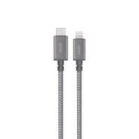 Кабель Lightning Moshi Integra USB-C to Lightning Cable Titanium Gray 1.2m (99MO084041)