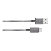 Кабель USB Type-C Moshi Integra USB-C to USB Cable Titanium Gray 1.5m (99MO084211)