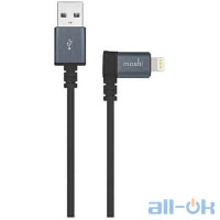 Кабель Lightning Moshi Lightning to USB Cable 90-degree Black (1.5 m) (99MO023043)