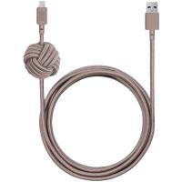 Кабель Lightning NATIVE UNION Night Cable Lightning Taupe (3 m) (NCABLE-KV-L-TAU)